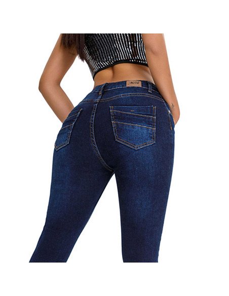 Jeans de Mezclilla Ajustados para mujer Mayoreo en LHESH