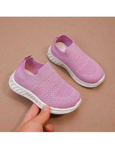 Tenis para niños tipo calcetín, al por mayor - 13/16 rosa ID 43078