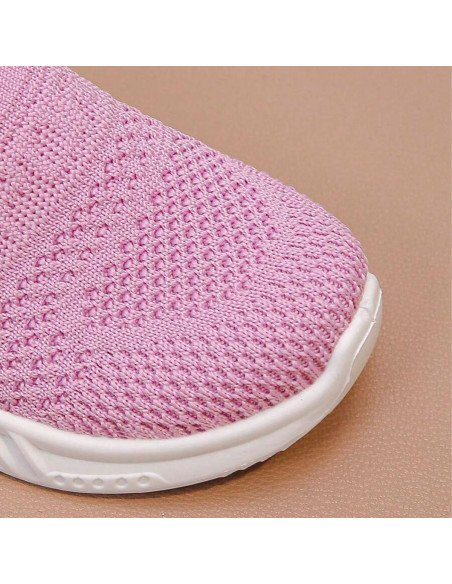 Tenis para niños tipo calcetín, al por mayor - 13/16 rosa ID 43078