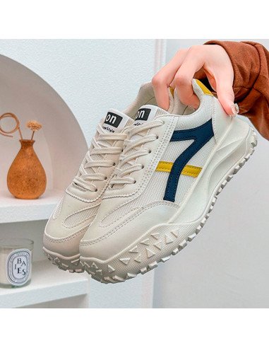 Tenis de inyección dama al mayoreo ofrece LHESH - ID 45403 beige