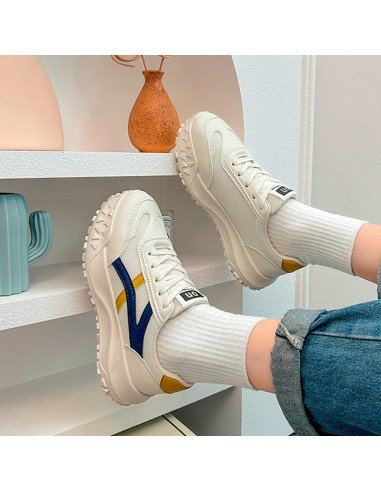 Tenis de inyección dama al mayoreo ofrece LHESH - ID 45403 beige