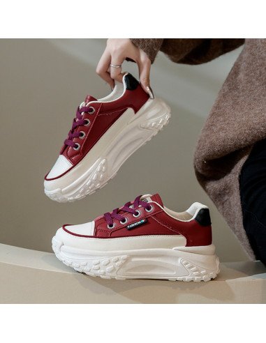 Tenis de suela gruesa dama importados al mayoreo en LHESH