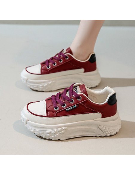 Tenis de suela gruesa dama importados al mayoreo en LHESH