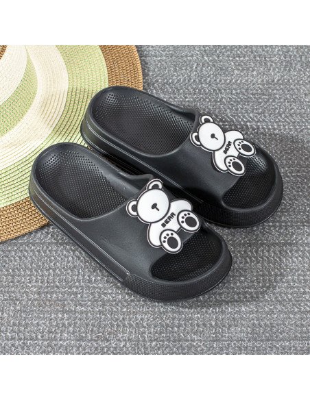 Sandalia de EVA para dama con diseño de osito al mayoreo en LHESH